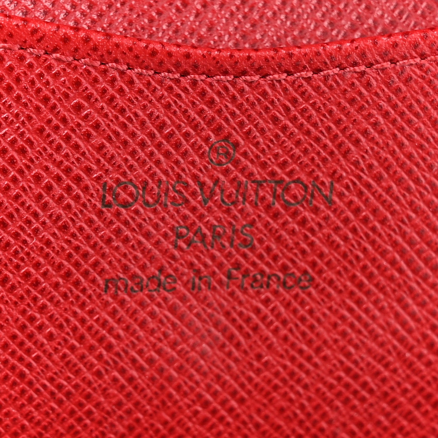 Louis Vuitton Monogram Josephine Wallet Red 7 of 9