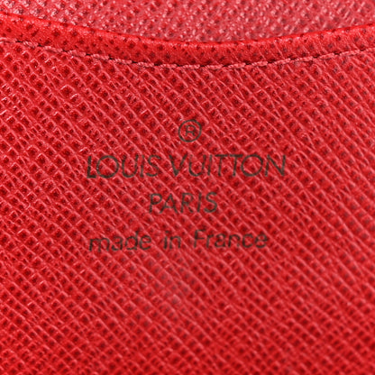 Louis Vuitton Monogram Josephine Wallet Red 7 of 9
