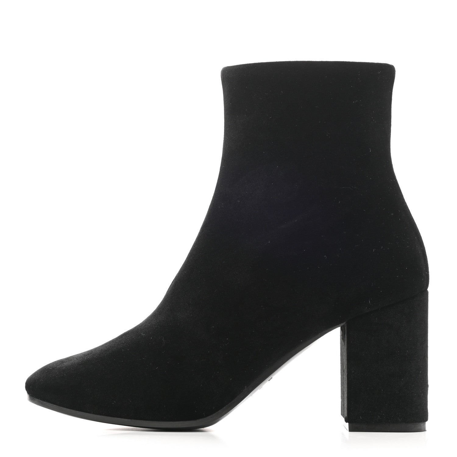 Balenciaga Smooth Velvet Ankle Boots 37.5 Black 1 of 8