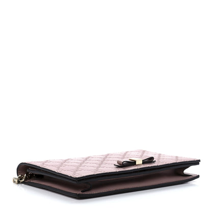 Gucci Guccissima Signature Bowy Chain Wallet Dark Cipria 4 of 11