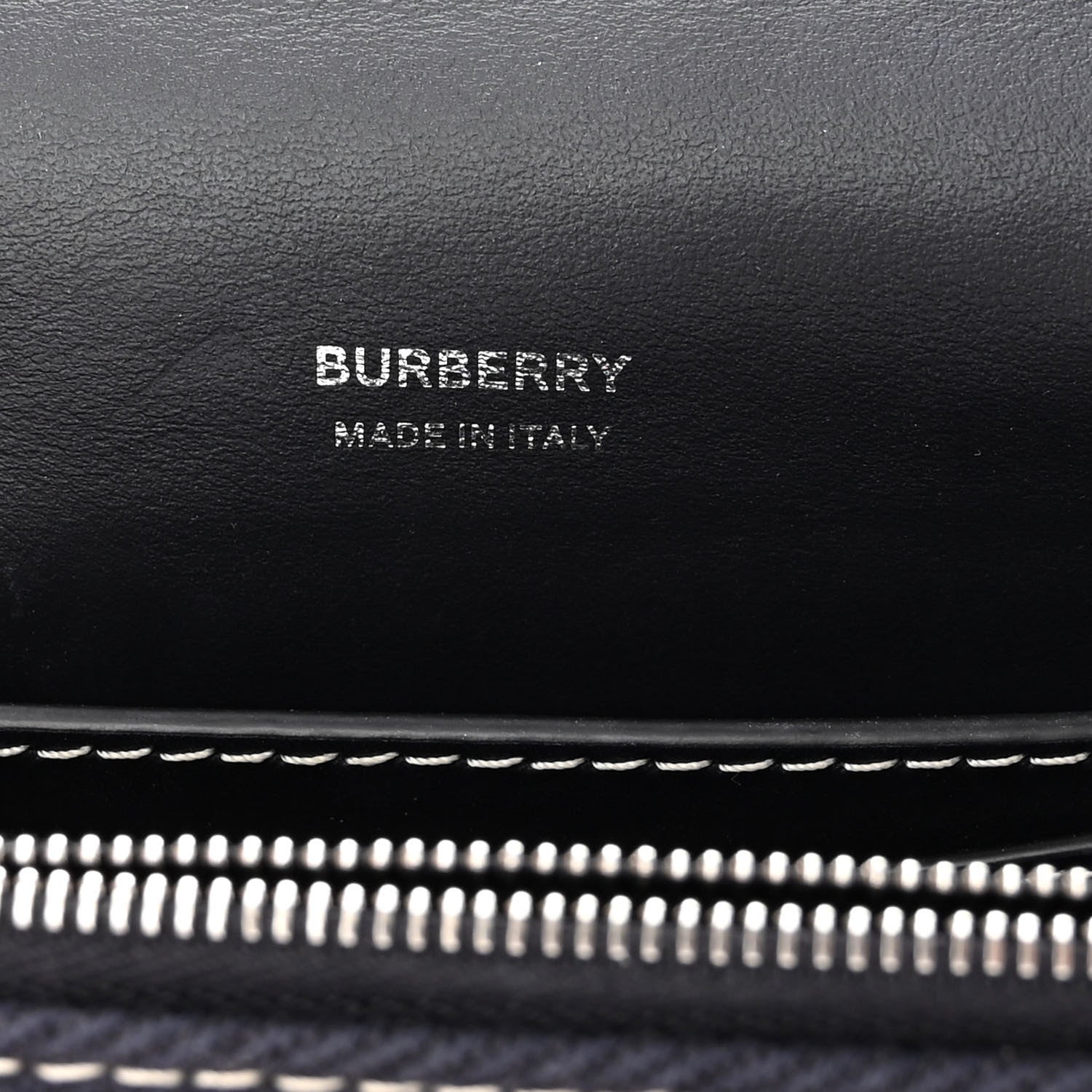 Burberry Cotton Canvas Horseferry Small Crossbody Bag Navy 7 of 11
