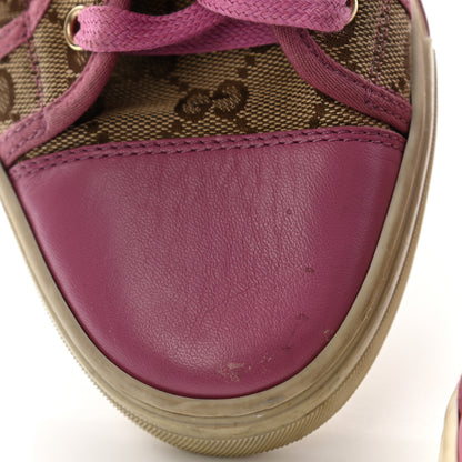 Gucci Monogram Womens Sneakers 37 Pink 10 of 13