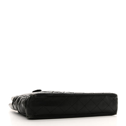 Chanel Lambskin Shopping Tote Black 4 of 12