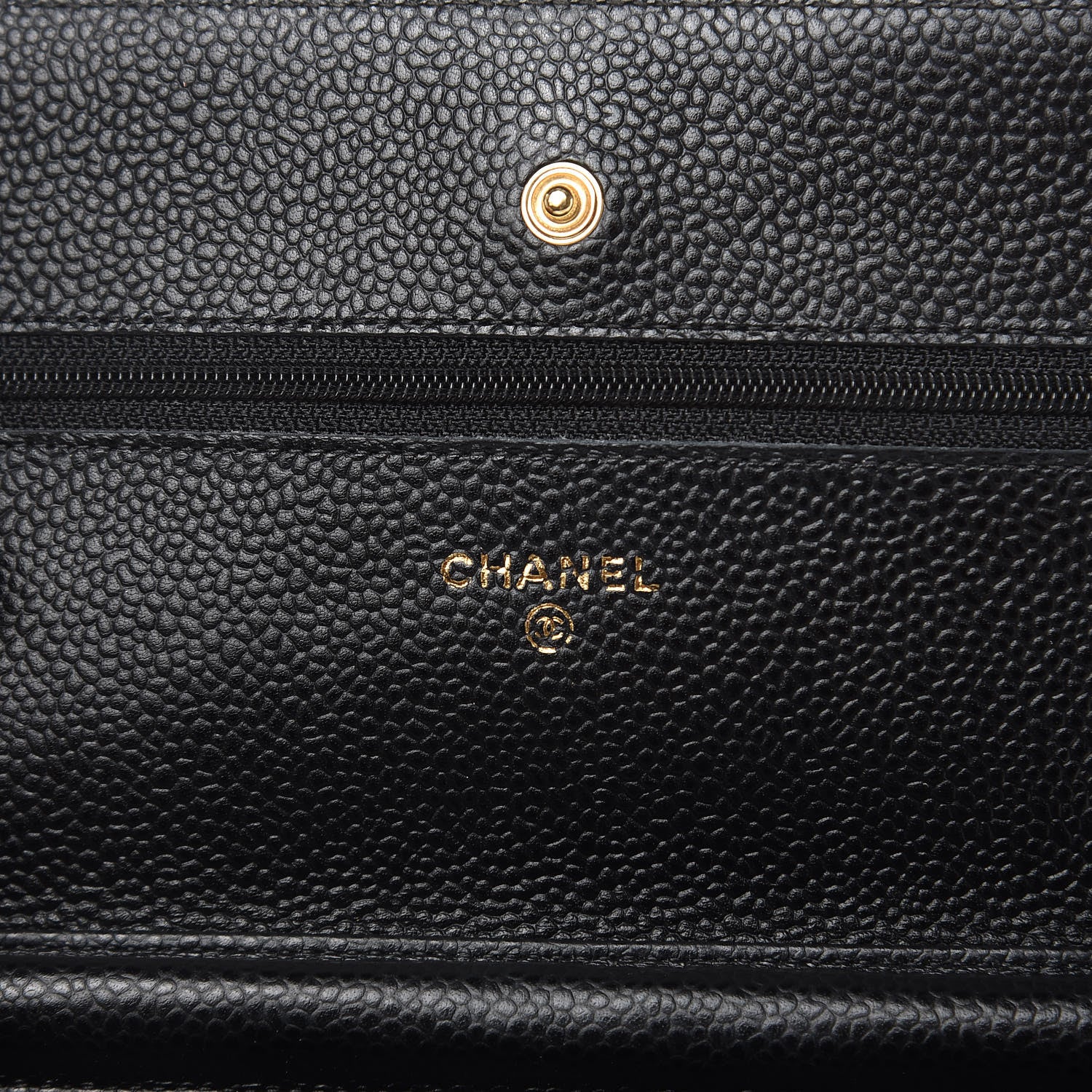 Chanel Caviar Quilted Wallet On Chain WOC Black 6 of 12