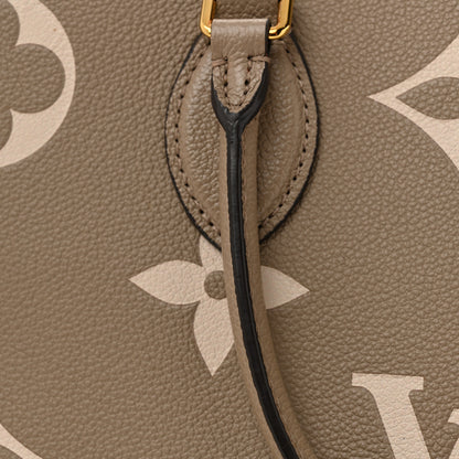 Louis Vuitton Empreinte Monogram Giant Onthego MM Tourterelle Creme 11 of 12