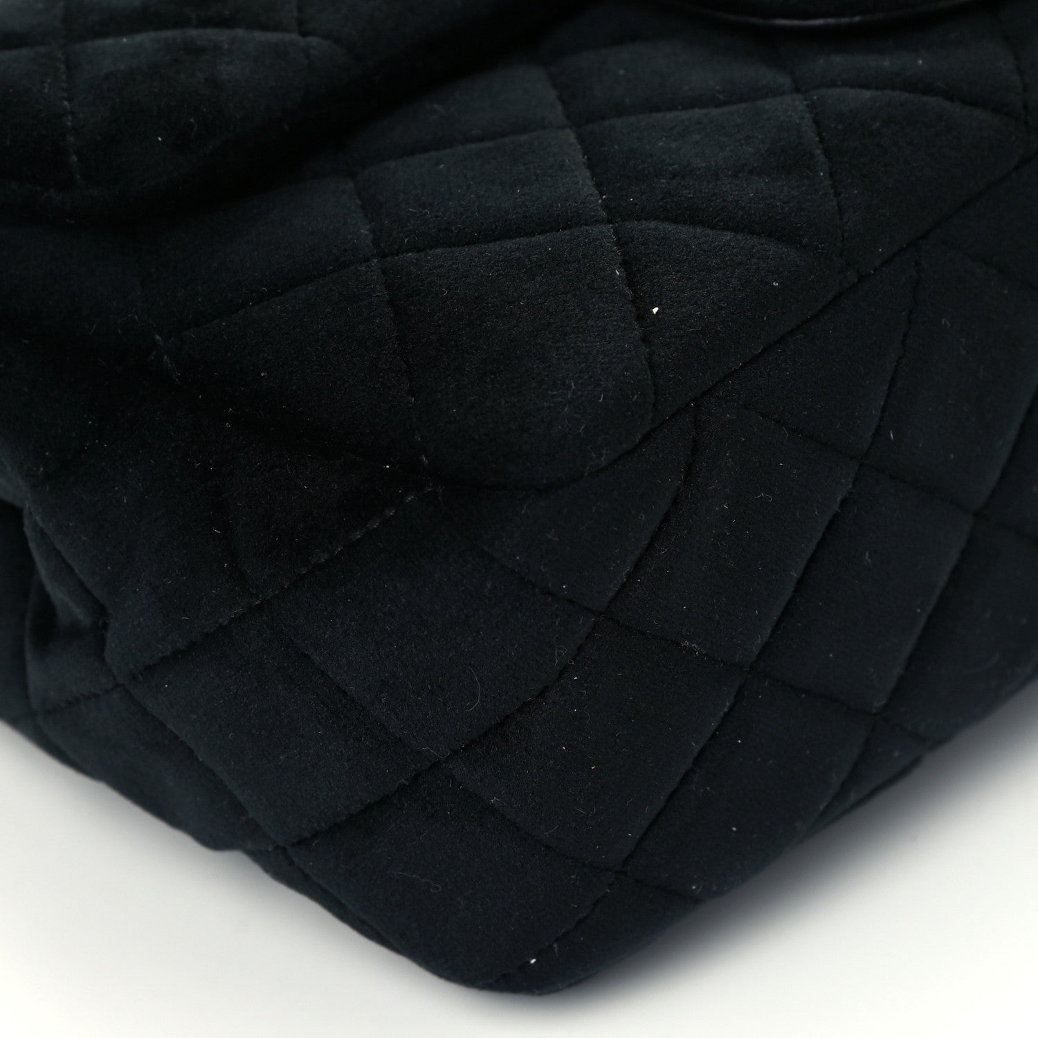 Chanel Velvet Quilted Mini Rectangular Pearl Crush Flap Black 10 of 12