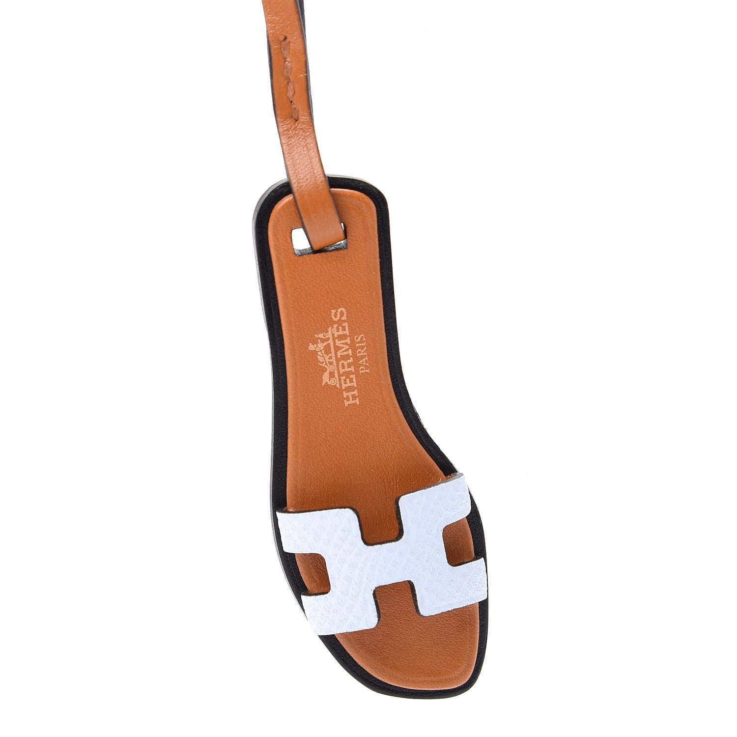 Hermes Epsom Butler Calfskin Hunter Oran Nano Bag Charm Bleu Brume 4 of 5