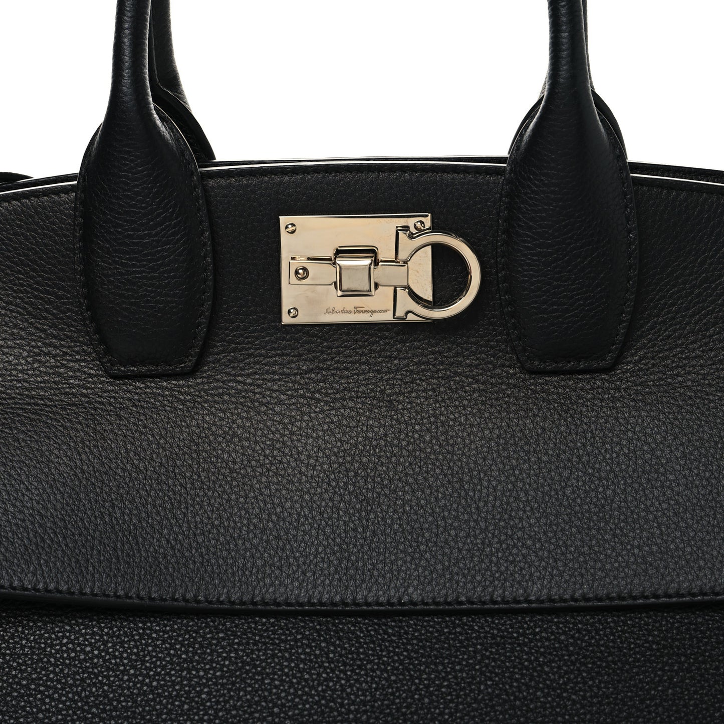 Calfskin Large The Studio Bag Black
