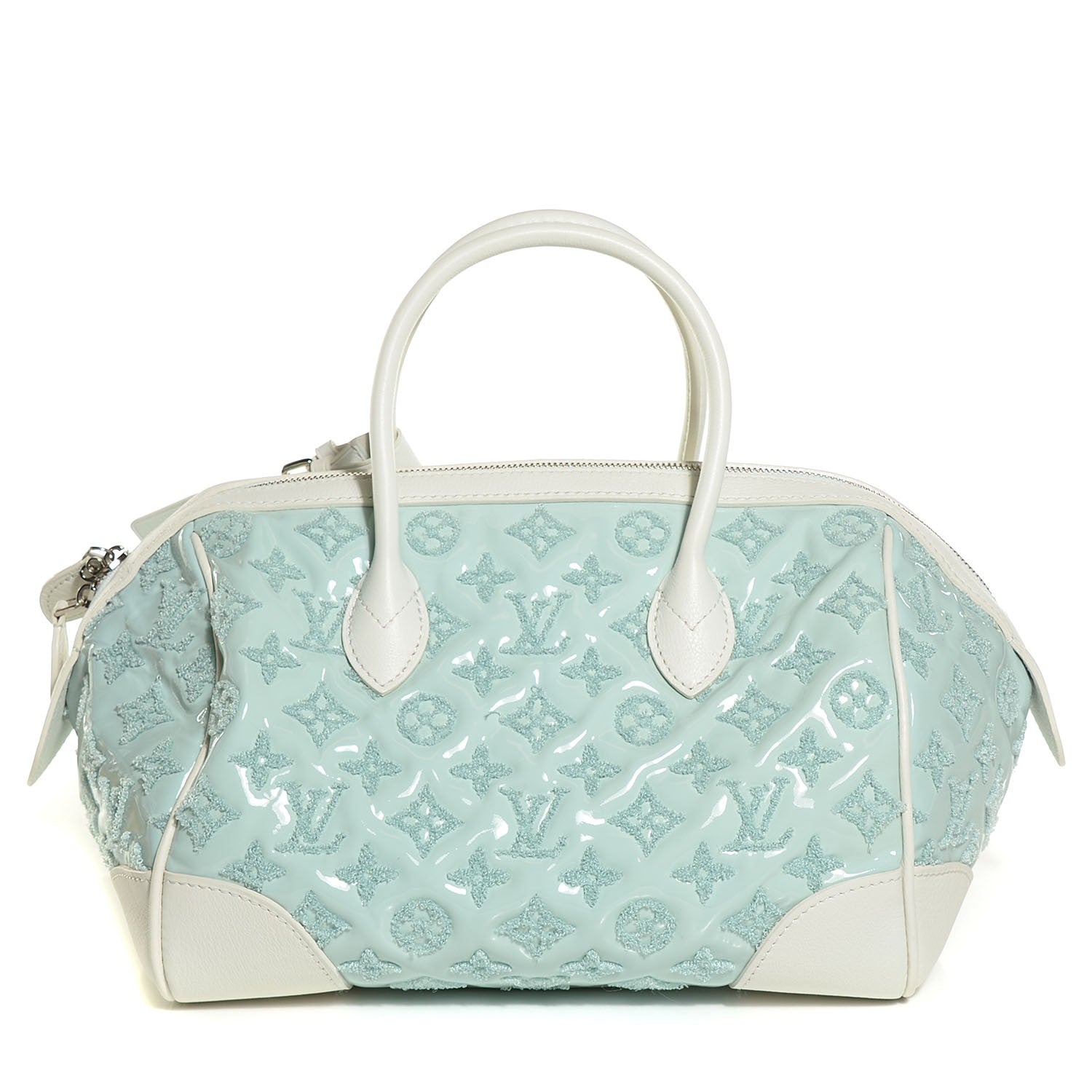 Louis Vuitton Monogram Bouclettes Speedy Round Mint 1 of 6