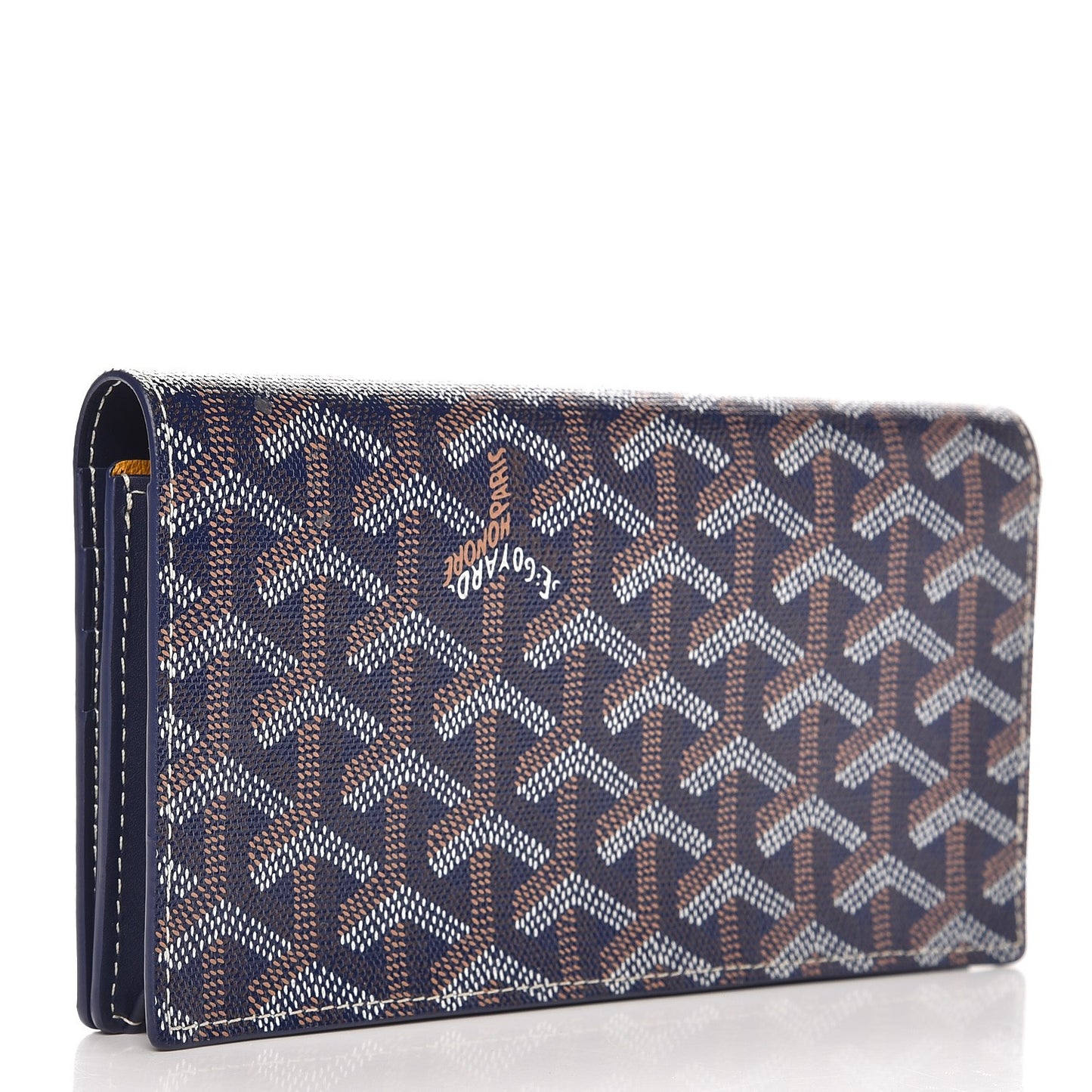 Goyardine Richelieu Wallet Navy