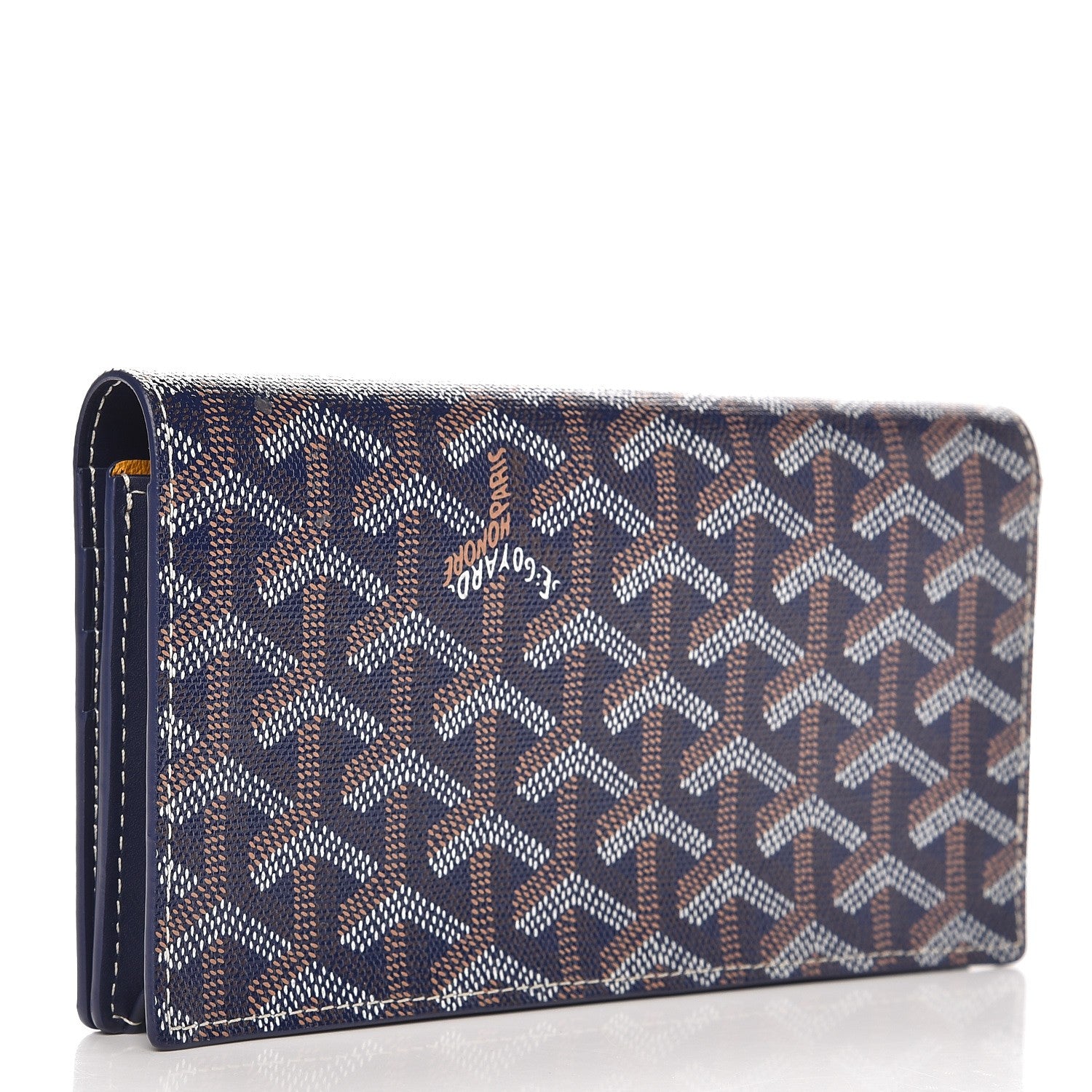 Goyard Goyardine Richelieu Wallet Navy 3 of 8