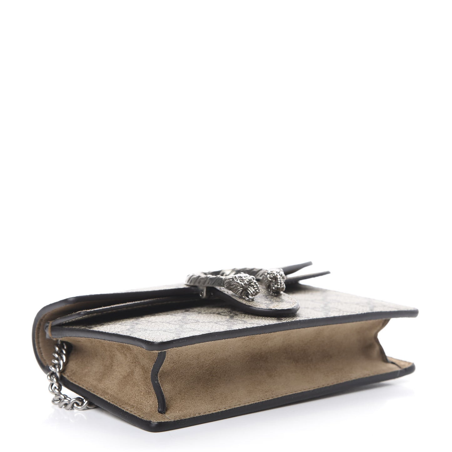 GG Supreme Monogram Super Mini Dionysus Shoulder Bag Taupe