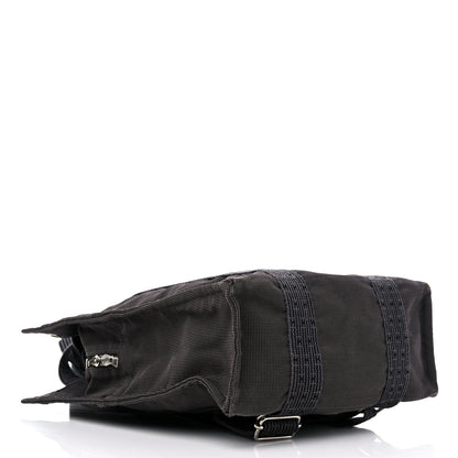Hermes Canvas Herline Backpack Grey 4 of 16