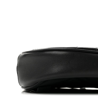 Gucci Calfskin Matelasse GG Marmont Belt Bag 85 34 Black 8 of 13