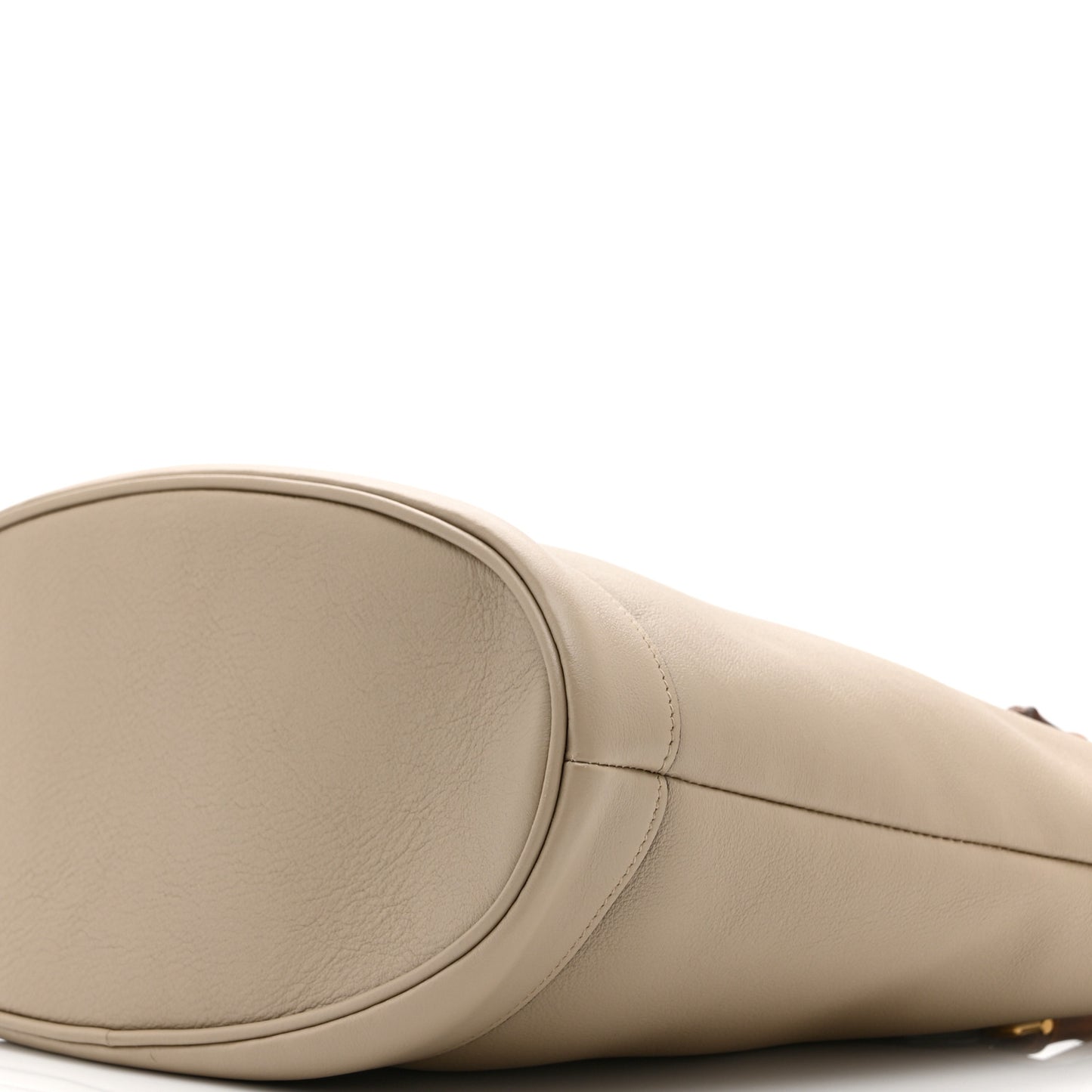 Calfskin Medium Diana Round Tote Bag Oatmeal