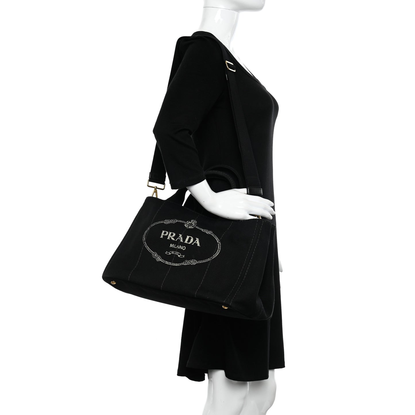 Canapa Logo Tote Black
