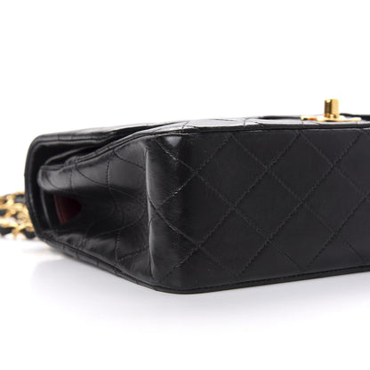 Chanel Lambskin Quilted Medium Double Flap Black 9 of 11