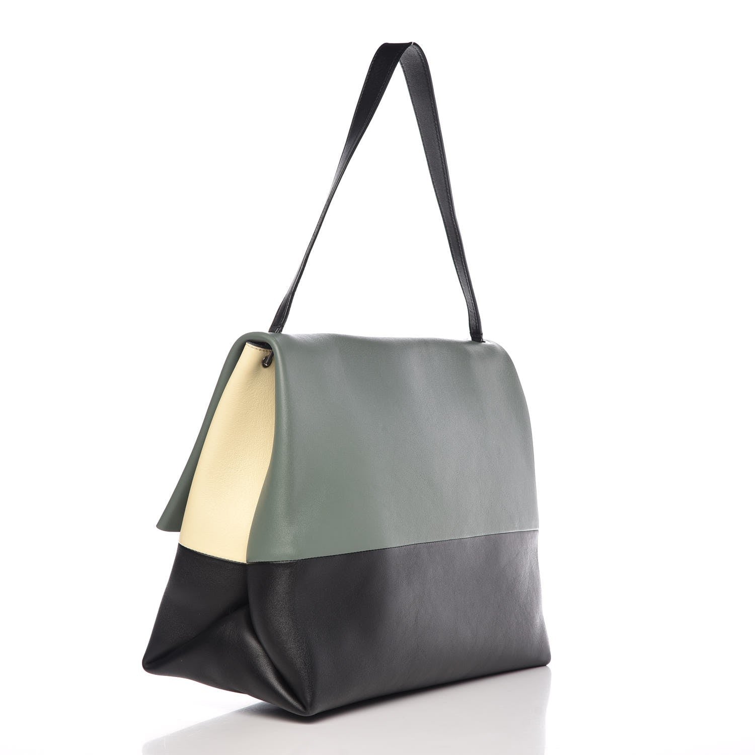 Celine Calfskin All Soft Shoulder Bag Almond 3 of 11