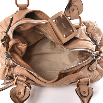 Chloe Calfskin Medium Paddington Satchel Beige 5 of 13