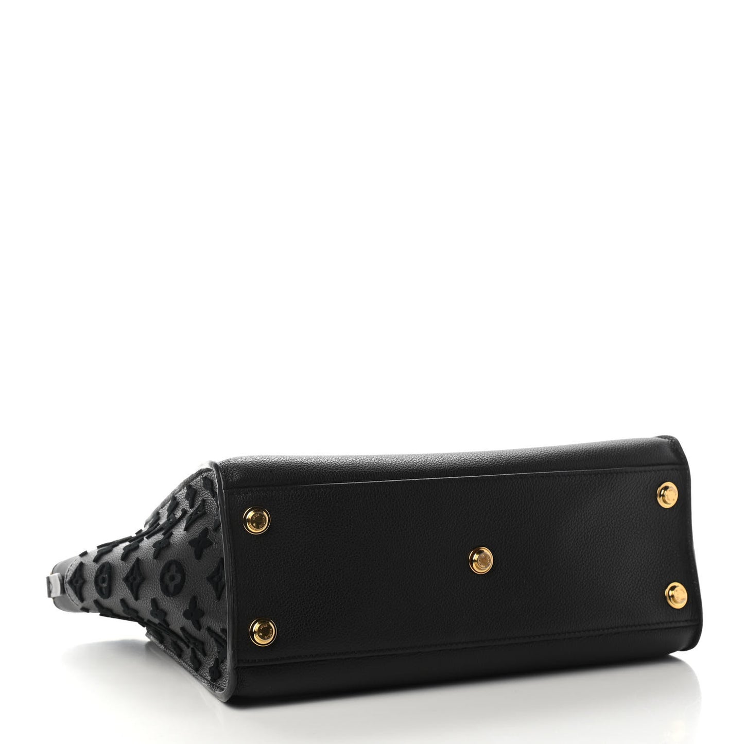 Calfskin Monogram Tufting On My Side Black