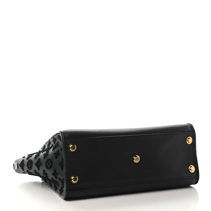 Louis Vuitton Calfskin Monogram Tufting On My Side Black 4 of 8