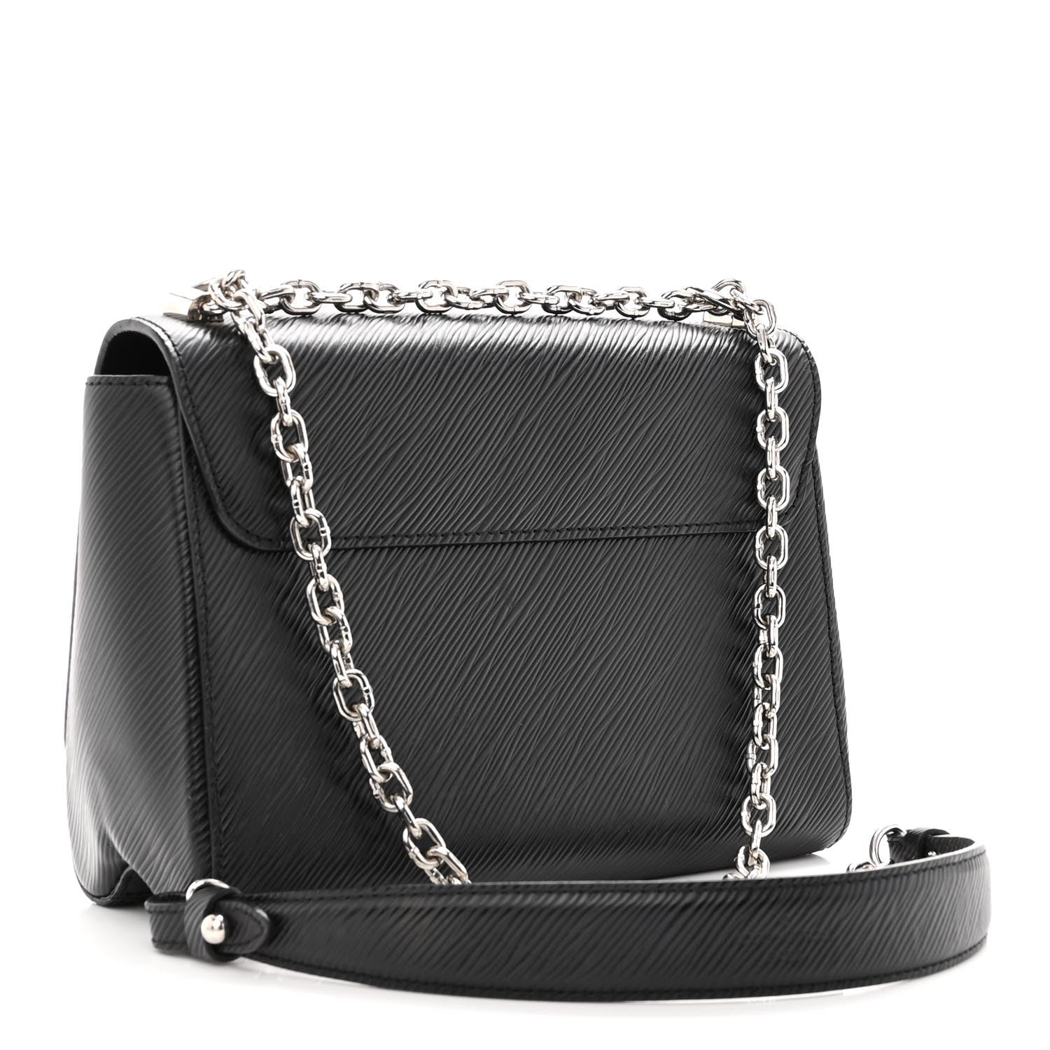 Louis Vuitton Epi Twist Shoulder Bag MM Black 3 of 9
