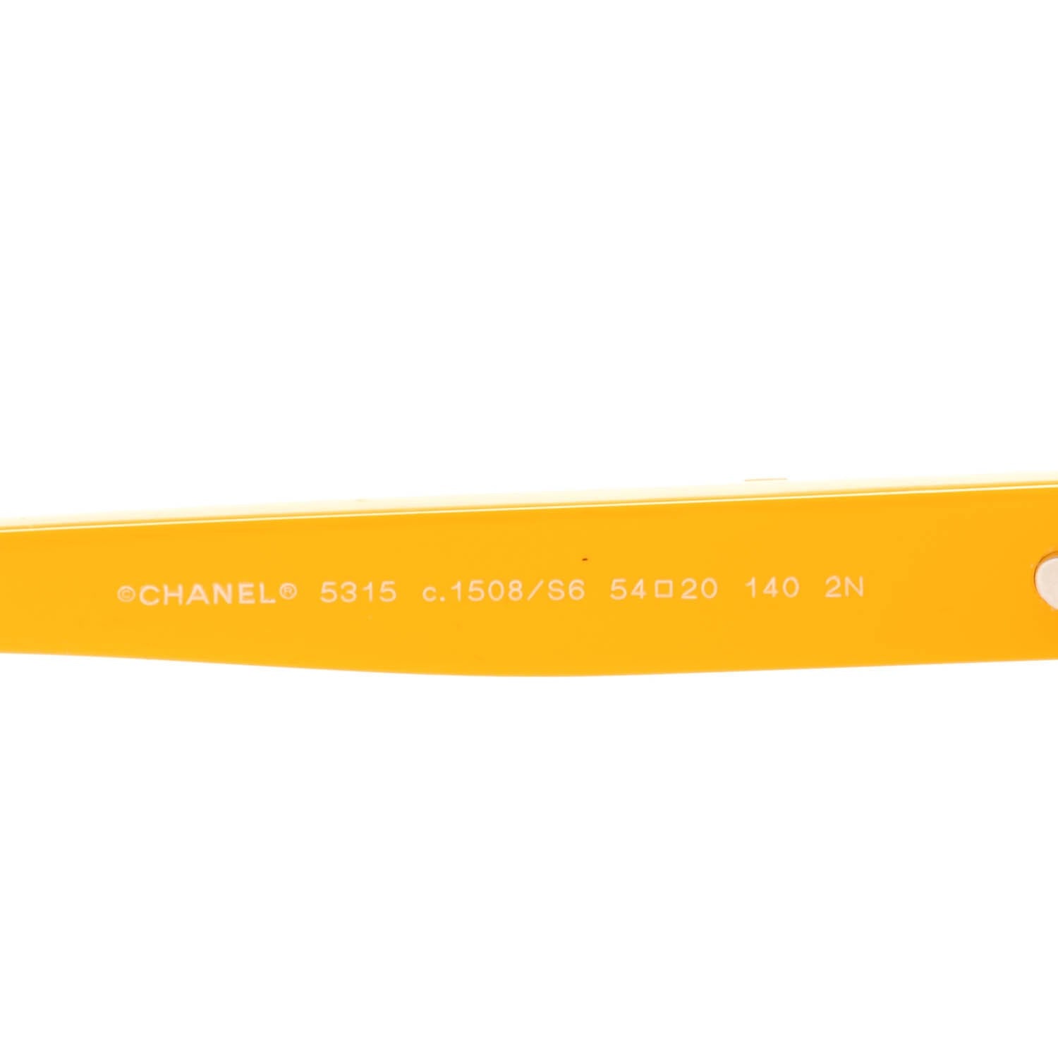 Chanel Boy Brick Sunglasses 5315 Yellow 3 of 4