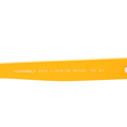 Chanel Boy Brick Sunglasses 5315 Yellow 3 of 4