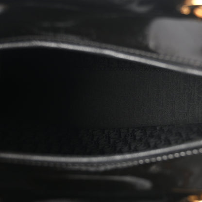 Christian Dior Patent Cannage Large Lady Dior Black 5 of 10