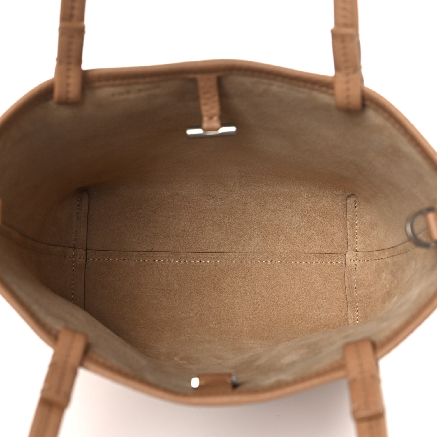 The Row Matte Grained Calfskin Small Park Tote Cinnamon 5 of 10
