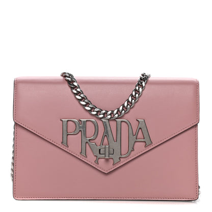 Prada Soft Calf Logo Crossbody Pesco 1 of 10