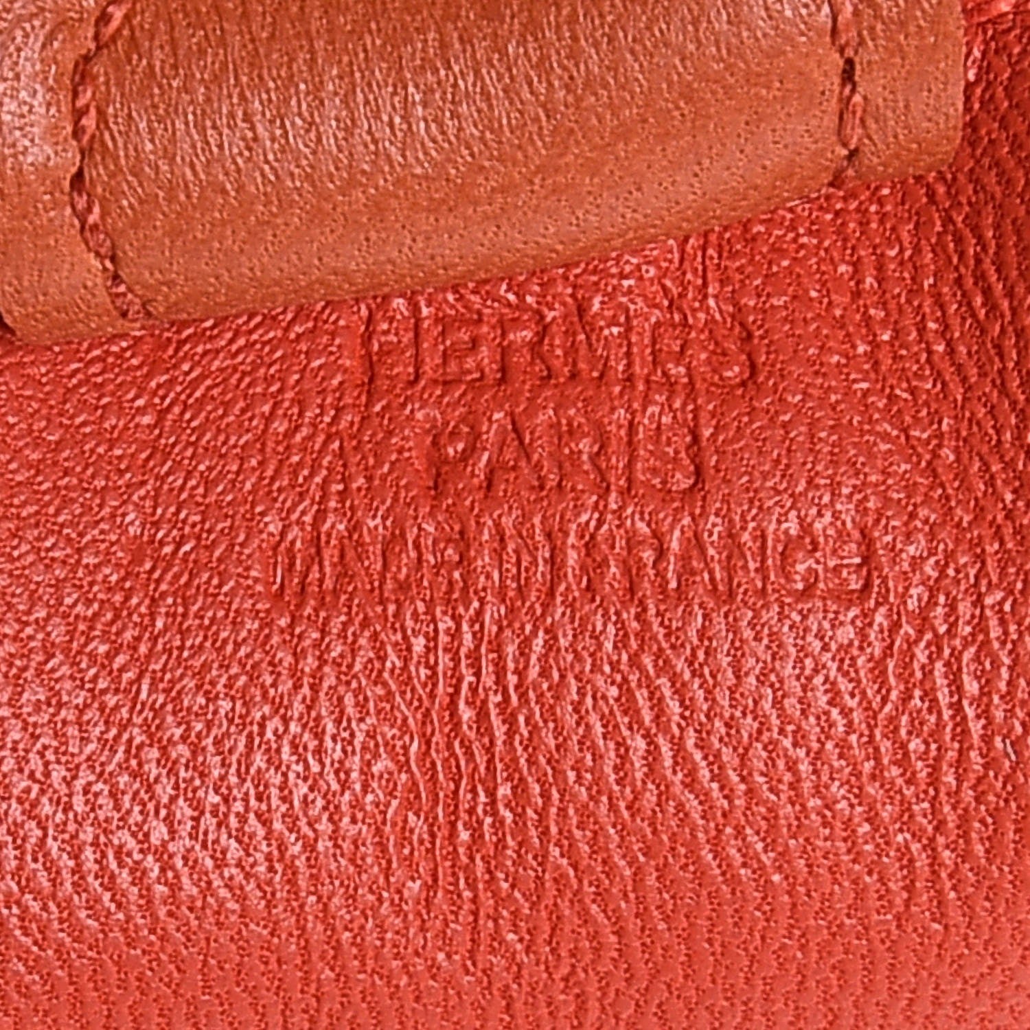 Hermes Milo Lambskin Grigri Rodeo Horse Bag Charm PM Capucine Celeste Cornaline 7 of 8
