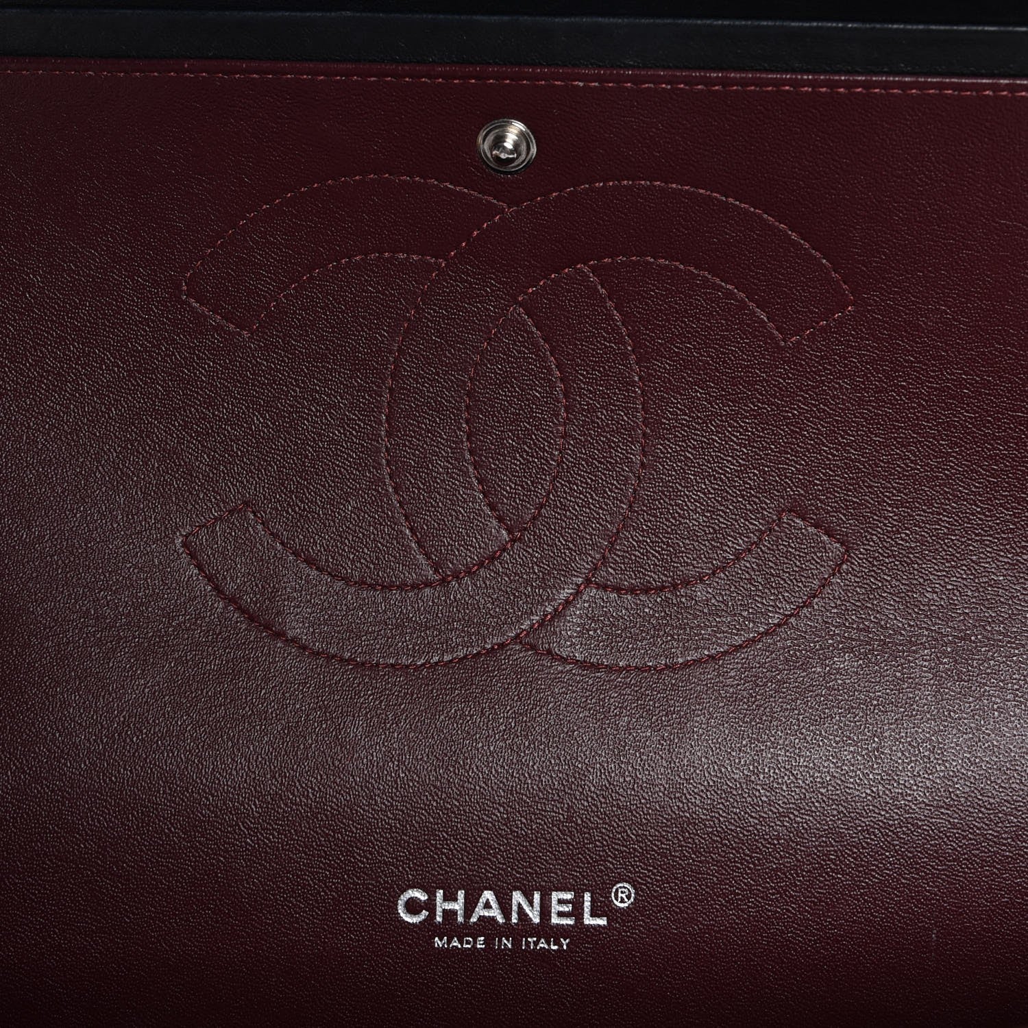 Chanel Lambskin Quilted Maxi Double Flap Black 8 of 9
