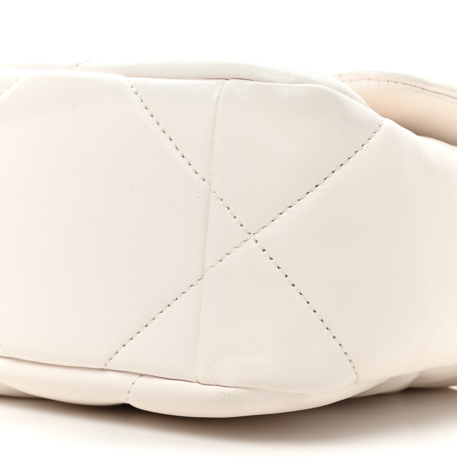 Chanel Lambskin Quilted Medium Chanel 19 Flap White 8 of 14