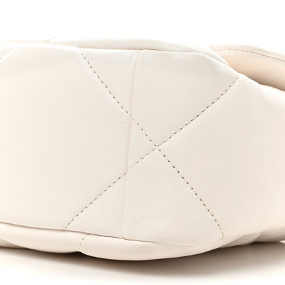 Chanel Lambskin Quilted Medium Chanel 19 Flap White 8 of 14