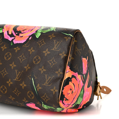 Louis Vuitton Monogram Roses Speedy 30 10 of 10