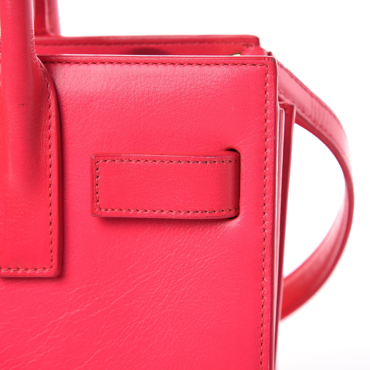 Calfskin Nano Sac De Jour Fluo Pink