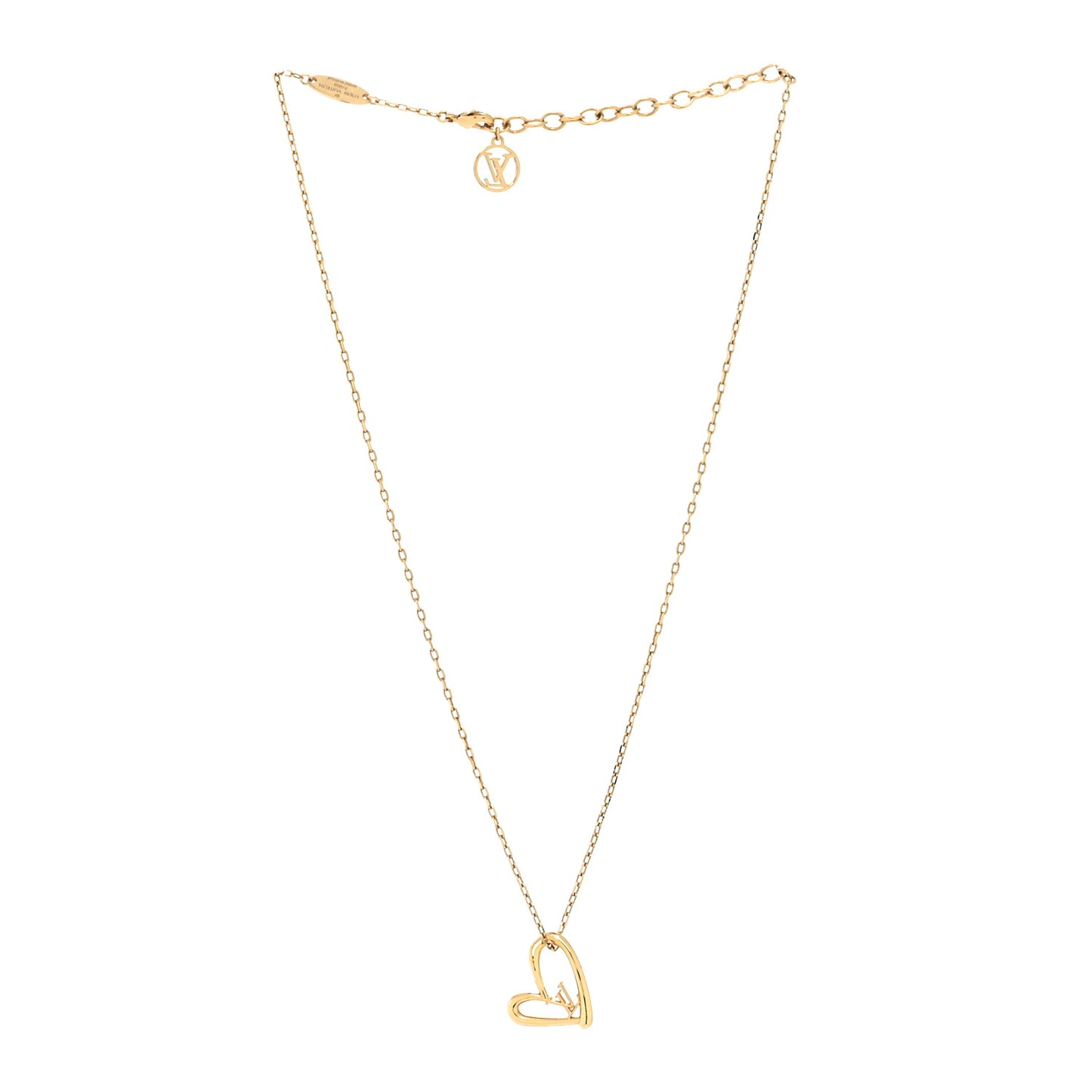 Metal Fall In Love Necklace