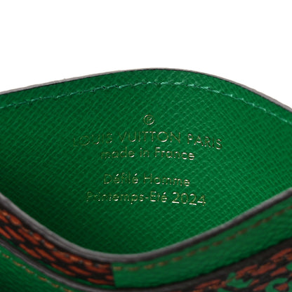 Louis Vuitton Damier Pop Porte Cartes Simple Green 5 of 6