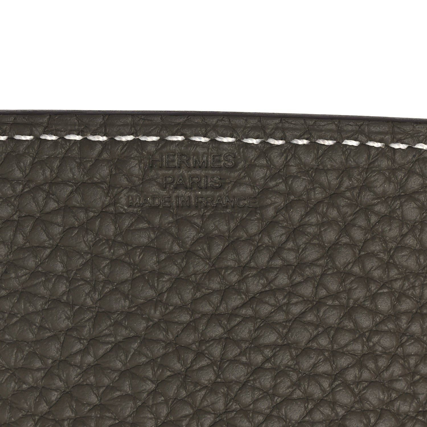 Hermes Taurillon Clemence Mini Mises et Relances Change Tray Etoupe 5 of 7