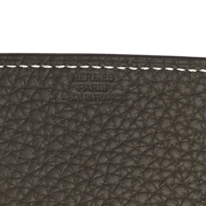 Hermes Taurillon Clemence Mini Mises et Relances Change Tray Etoupe 5 of 7
