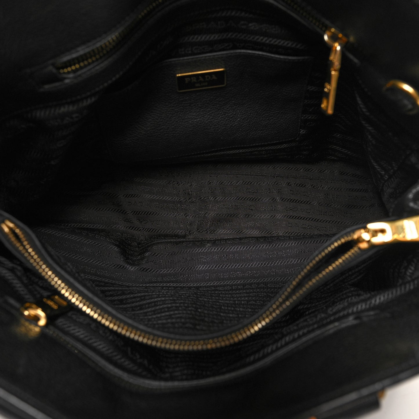 Vitello Daino Tote Black