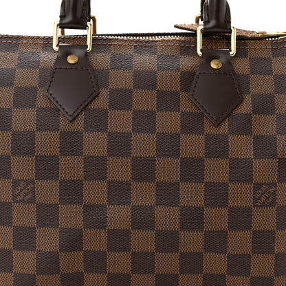 Louis Vuitton LOUIS VUITTON Damier Ebene Speedy 25 7 of 9