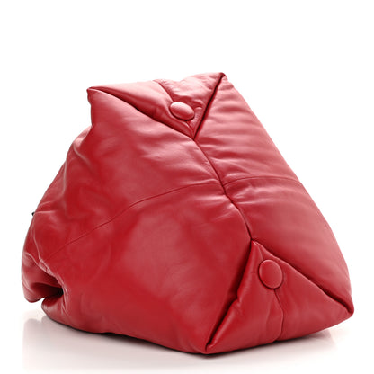 Proenza Schouler Lambskin Large Puffy Tobo Tote Red 4 of 9