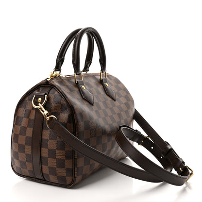 Louis Vuitton Damier Ebene Speedy Bandouliere 25 3 of 10