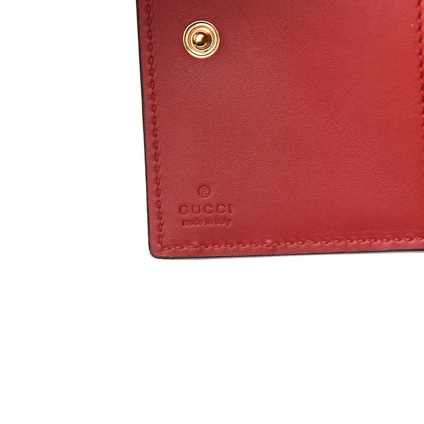 Calfskin Sylvie Wallet Hibiscus Red