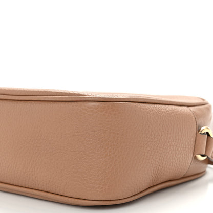 Gucci Pebbled Calfskin Small Soho Disco Bag Camelia 10 of 11