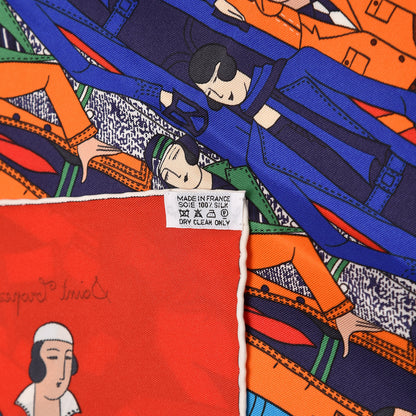 Hermes Silk Les Sportives Scarf 70 5 of 6