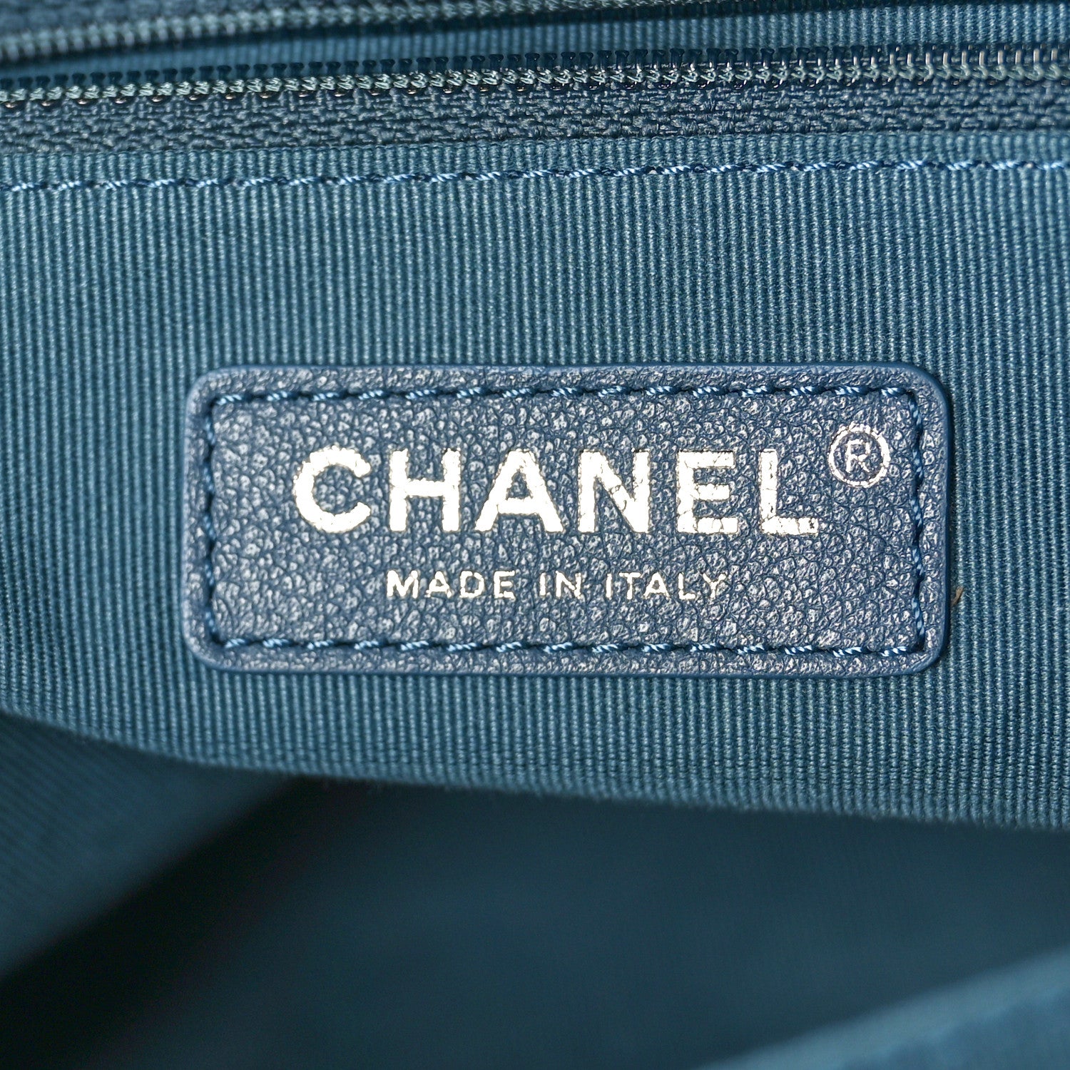 Chanel Denim Small Deauville Tote Light Blue 6 of 10