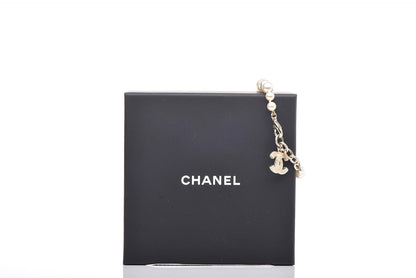 Chanel Pearl Crystal CC Bracelet Gold 6 of 6